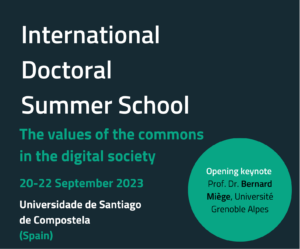 Escuela de Doctorado Internacional de Verano «Los valores de lo público en la sociedad digital»